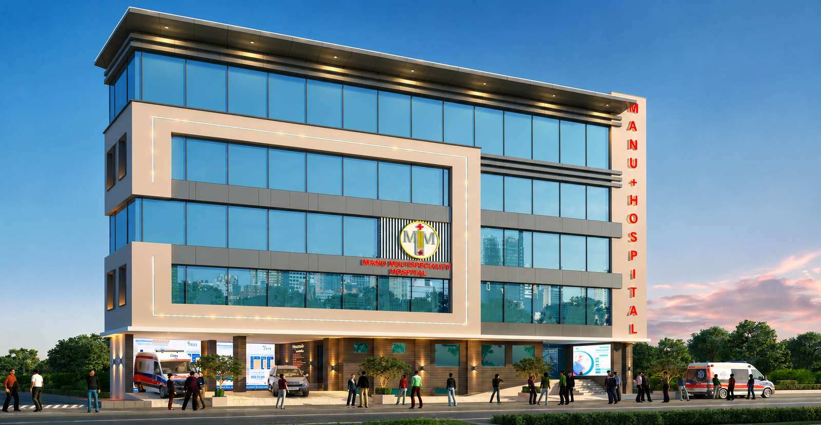 Manu Hospital Building - Sikar